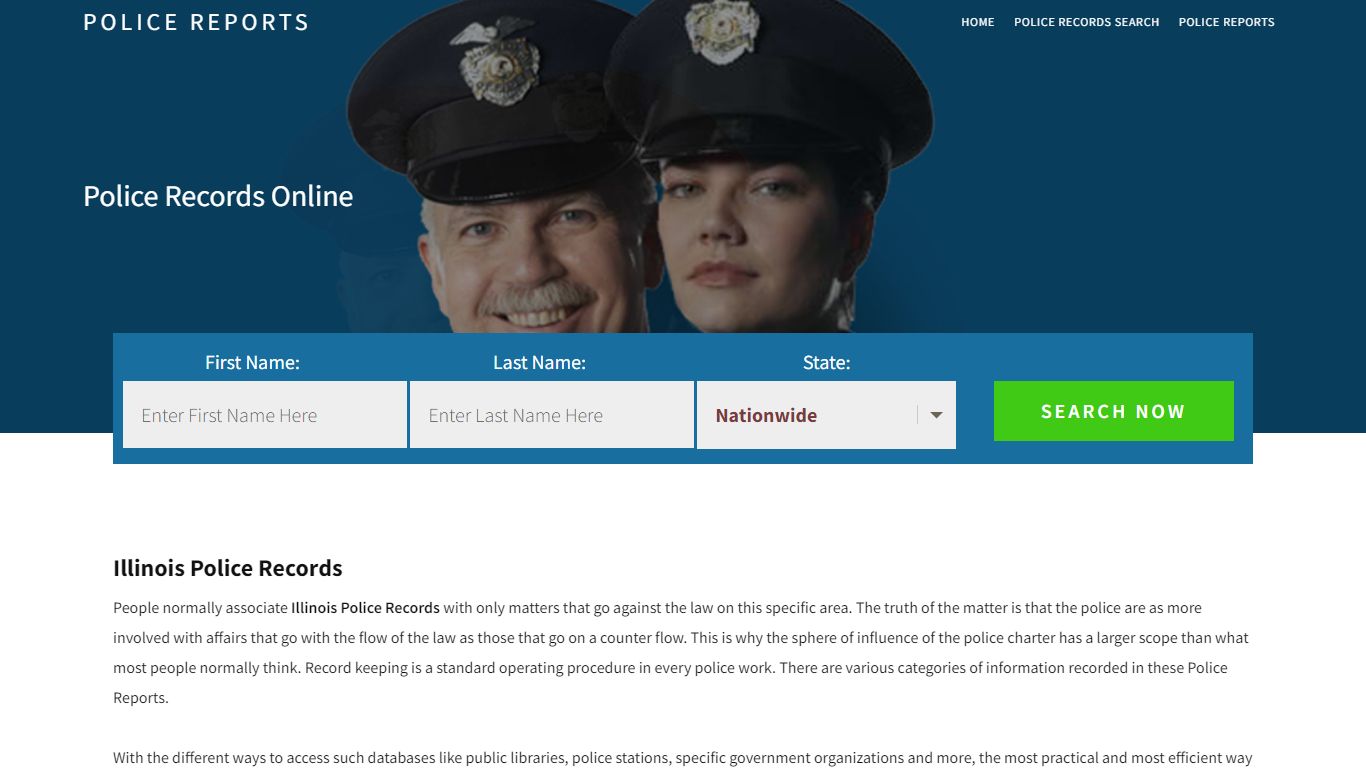 Illinois Police Records | Get Instant Reports On People